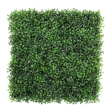 2017 novas plantas de boxwood artificial verde anti-uv para fixação na parede